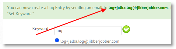 email2log_jibberjobber_setup