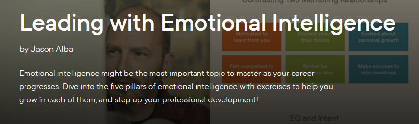 Leading with Emotional Intelligence Pluralsight course