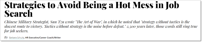 Thrive Global Art of War Barbara Schultz