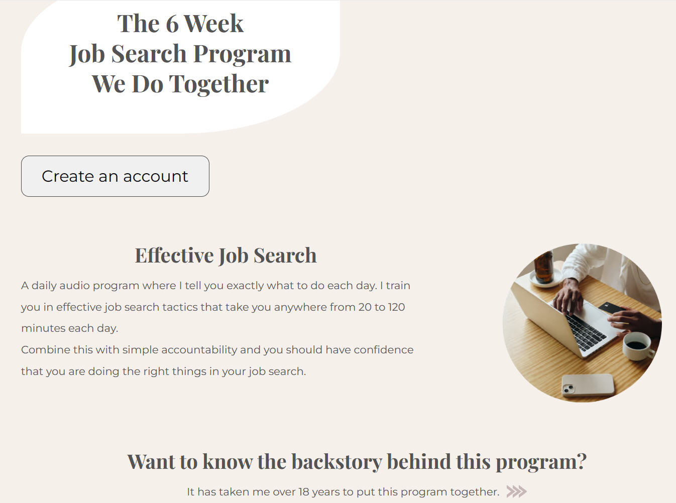 updated job search program launch